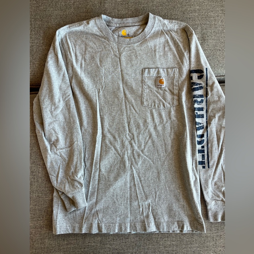 Carhartt Heather Gray Long Sleeve Tee